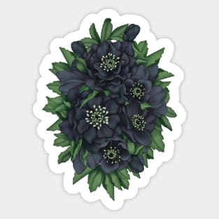 Roses in the Dark Bouquet Sticker